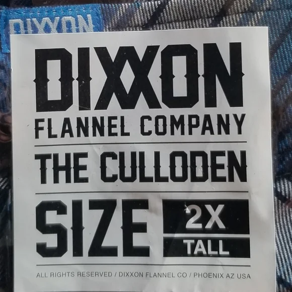 Dixxon flannel 2xlt the Culloden - Picture 2 of 4